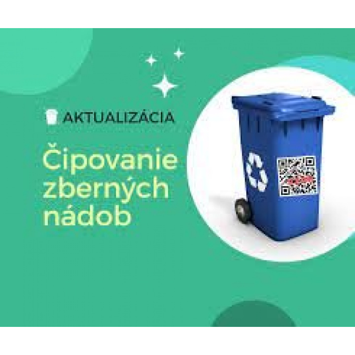 Čipovanie zberných nádob komunálneho odpadu - oprava v texte