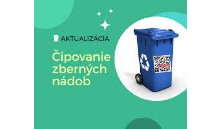 Čipovanie zberných nádob komunálneho odpadu v obci Uloža od 01.01.2024