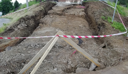 Realizácia prístupovej cesty a chodníkov na cintorín - rok 2019 