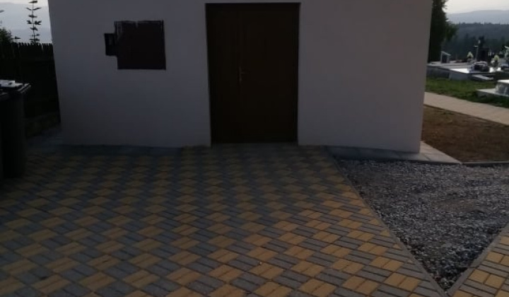 Realizácia prístupovej cesty a chodníkov na cintorín - rok 2019