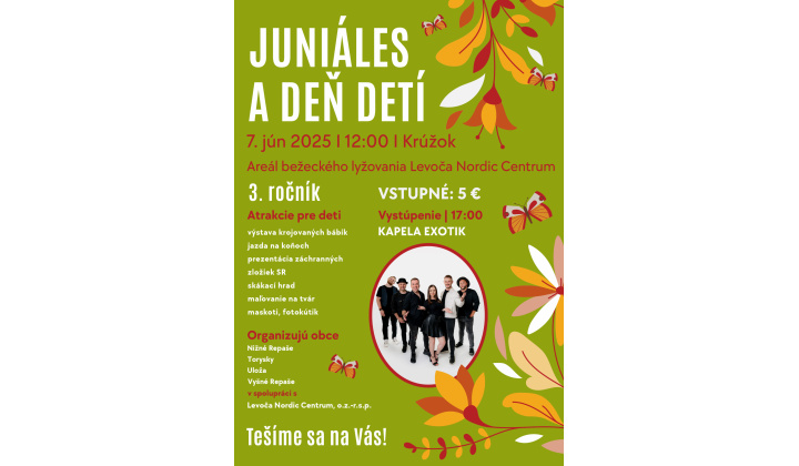 JUNIÁLES A DEŇ DETÍ 7. jún 2025