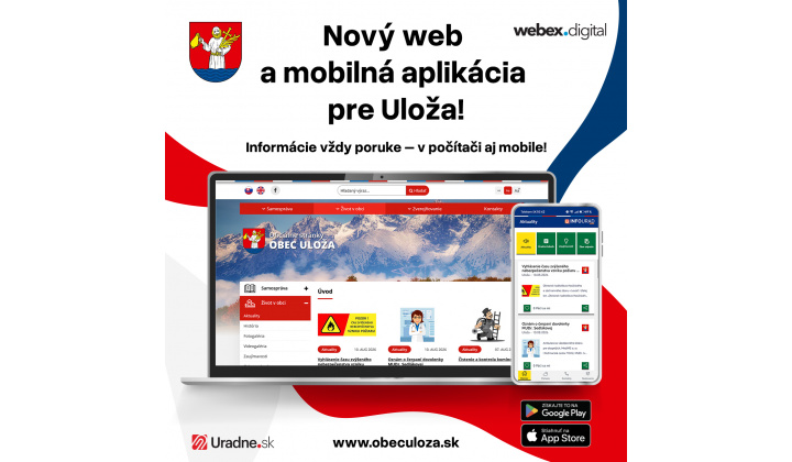 Nový web a mobilná aplikácia InfoÚrad pre našu obec