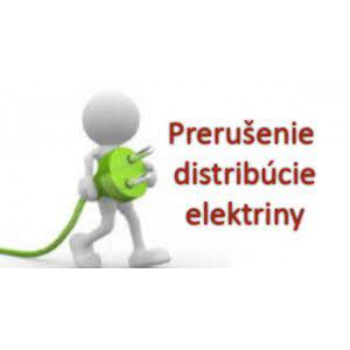 Oznámenie o prerušení distribúcie elektriny dňa  29.júla 2025 od 08:20 h do 12:30 h