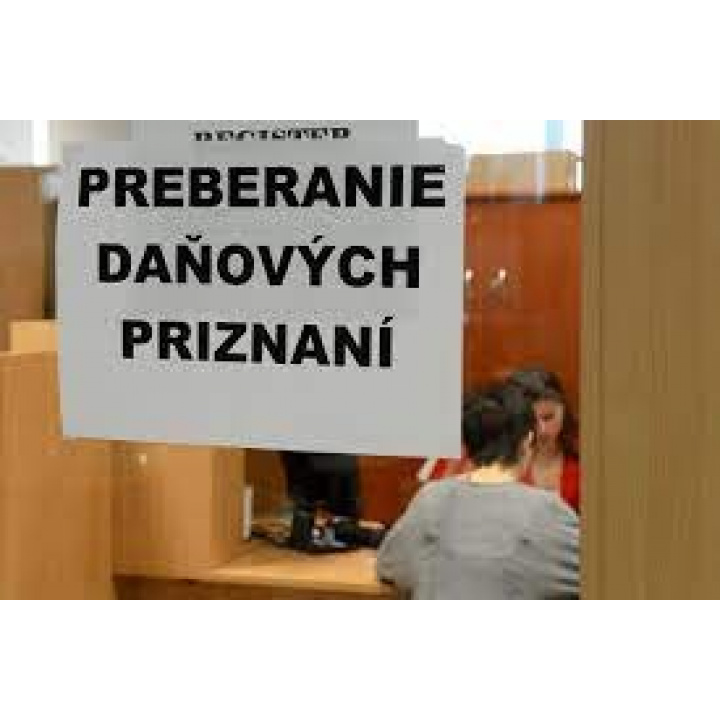 Oznamujem Vám, že Daňový úrad Prešov, pobočka Poprad bude v dňoch 29.3.-31.3.2023 preberať daňové priznania k dani z príjmov v budove bývalého daňového úradu v Levoči, Ružová 1, 054 01  Levoča.