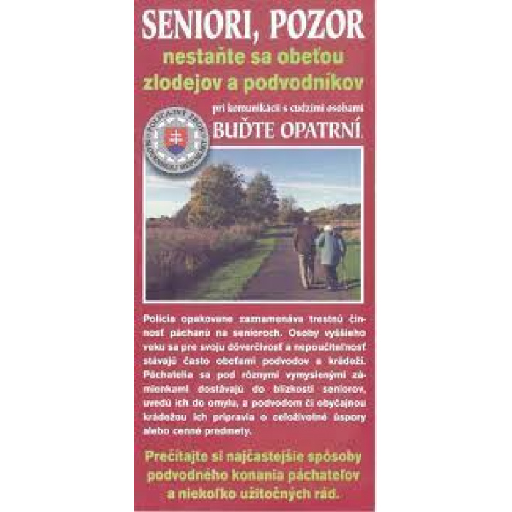 Preventívne opatrenia na ochranu seniorov pred možnými podvodnými konaniami 